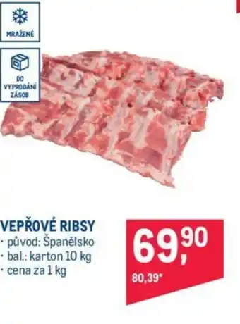 Makro VEPŘOVÉ RIBSY nabídka