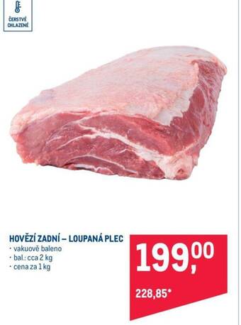 Makro HOVĚZÍ ZADNÍ - LOUPANÁ PLEC nabídka