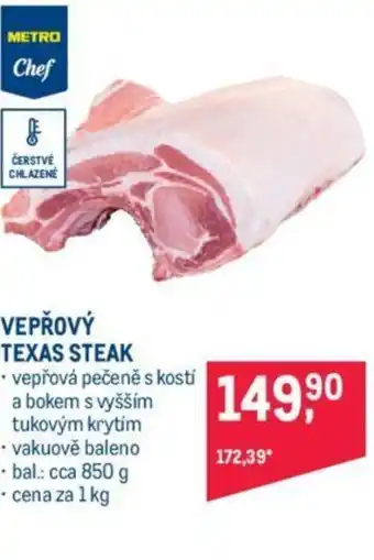 Makro VEPŘOVÝ TEXAS STEAK nabídka