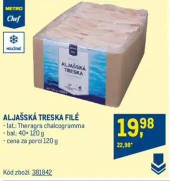 Makro ALJAŠSKÁ TRESKA FILÉ nabídka