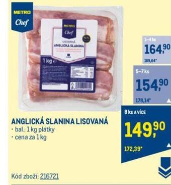 Makro ANGLICKÁ SLANINA LISOVANÁ nabídka