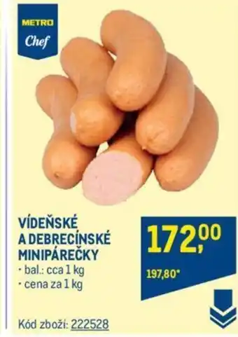 Makro VÍDEŇSKÉ A DEBRECÍNSKÉ MINIPÁREČKY nabídka