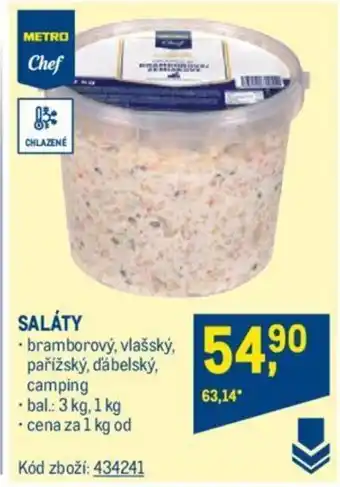 Makro SALÁTY nabídka