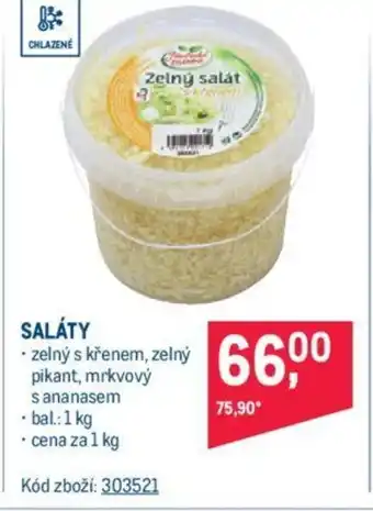 Makro SALÁTY nabídka
