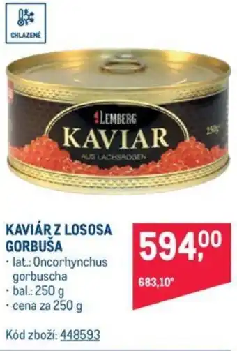 Makro KAVIÁR Z LOSOSA GORBUŠA nabídka