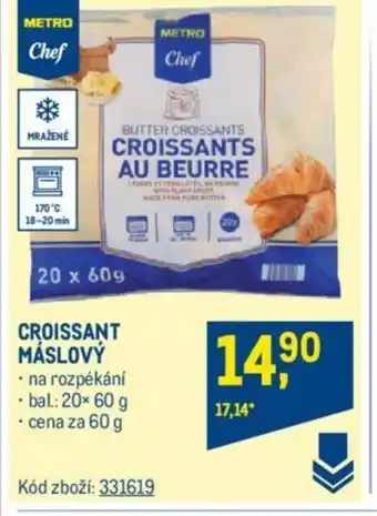 Makro CROISSANT MÁSLOVÝ nabídka