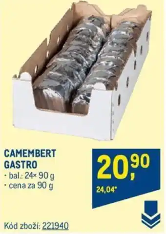 Makro CAMEMBERT GASTRO nabídka