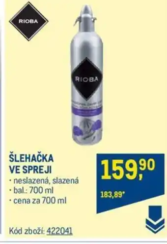 Makro ŠLEHAČKA VE SPREJI nabídka
