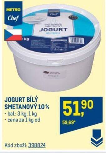 Makro JOGURT BÍLÝ SMETANOVÝ 10% nabídka