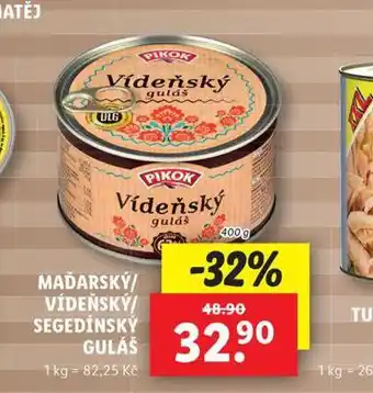 Maďarský / vídeňský / segedínský guláš