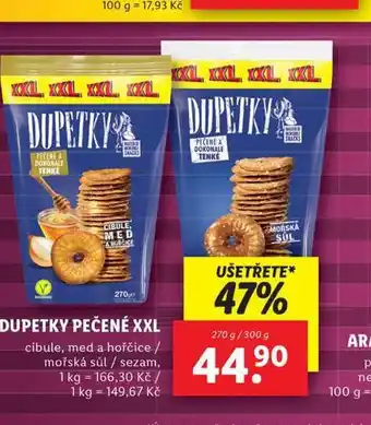 Lidl Dupetky pečené xxl nabídka