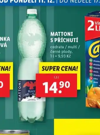 Lidl Mattoni s příchutí nabídka