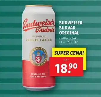 Lidl Pivo budweiser budvar original nabídka