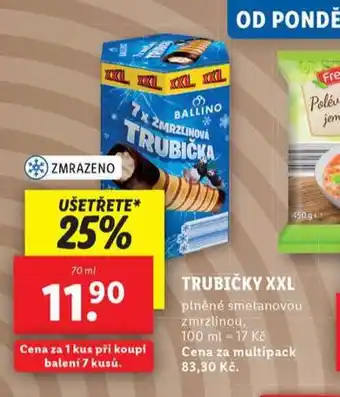 Lidl Trubičky xxl nabídka