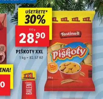 Lidl Piškoty xxl nabídka