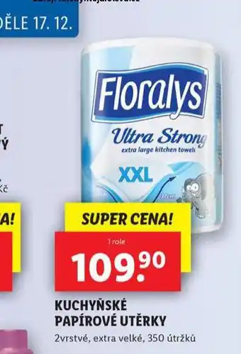Lidl Florasyl papírové utěrky nabídka
