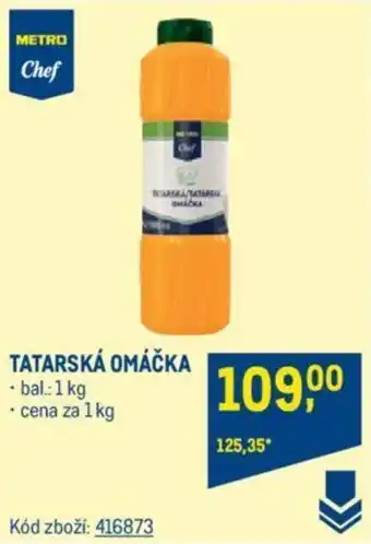 Makro TATARSKÁ OMÁČKA nabídka