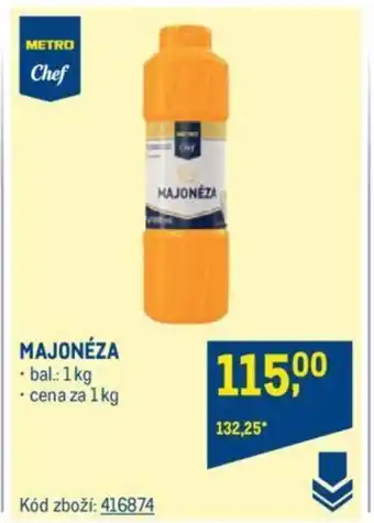 Makro MAJONÉZA nabídka