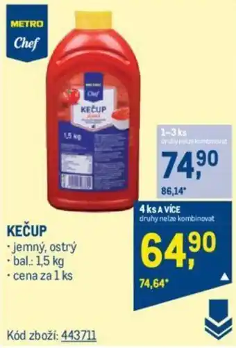 Makro KEČUP nabídka