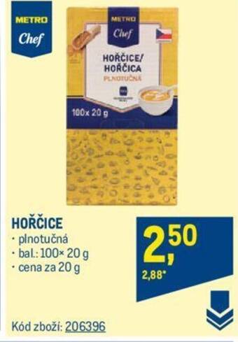 Makro HOŘČICE nabídka
