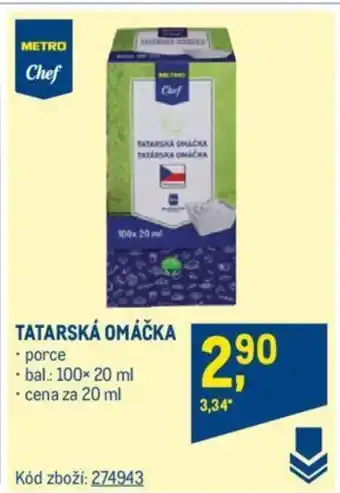 Makro TATARSKÁ OMÁČKA nabídka