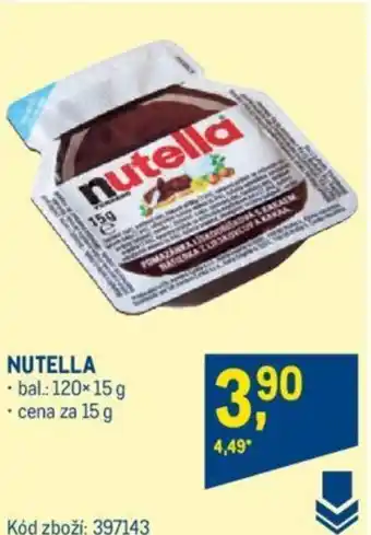 Makro NUTELLA nabídka