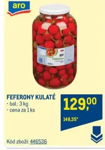 Makro FEFERONY KULATÉ nabídka