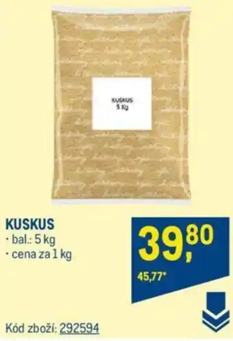 Makro KUSKUS nabídka