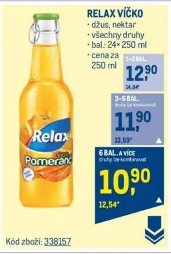 Makro RELAX VÍČKO nabídka