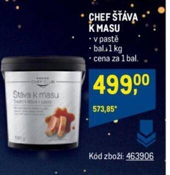 Makro CHEF ŠŤÁVA K MASU nabídka