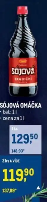 Makro SÓJOVÁ OMÁČKA nabídka