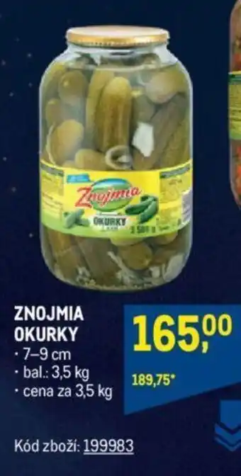 Makro ZNOJMIA OKURKY nabídka