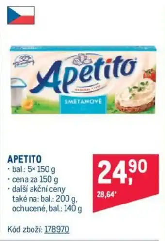 Makro APETITO nabídka
