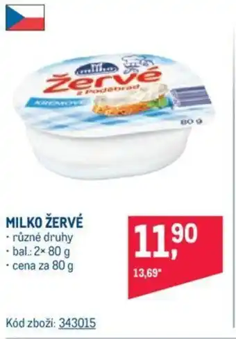 Makro MILKO ŽERVÉ nabídka