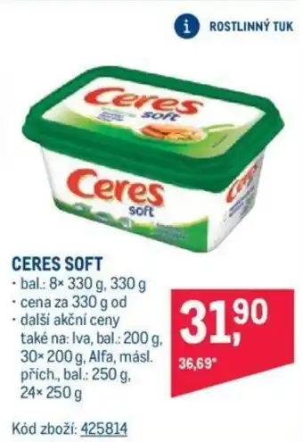 Makro CERES SOFT nabídka