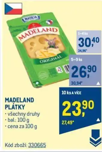 Makro MADELAND PLÁTKY nabídka