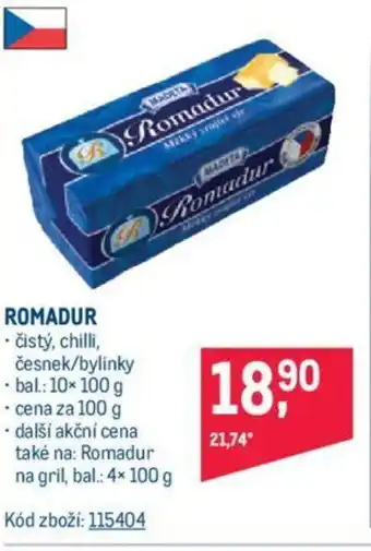 Makro ROMADUR nabídka