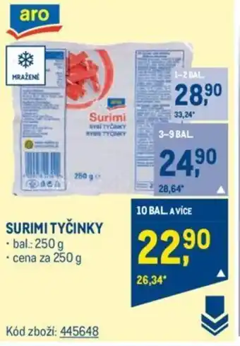 Makro SURIMI TYČINKY nabídka