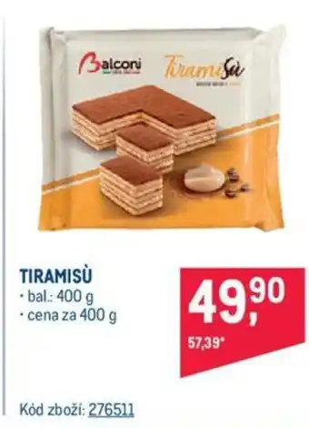 Makro TIRAMISÙ nabídka
