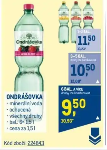 Makro ONDRÁŠOVKA nabídka
