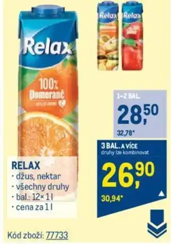 Makro RELAX nabídka