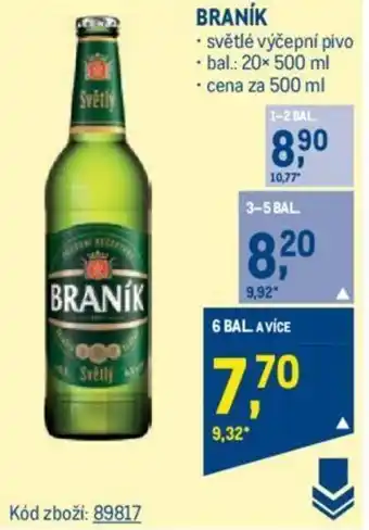 Makro BRANÍK nabídka