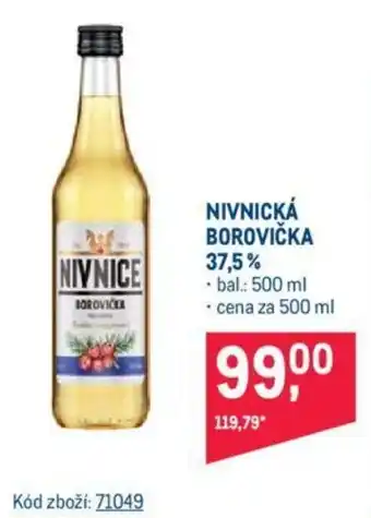 Makro NIVNICKÁ BOROVIČKA 37.5% nabídka