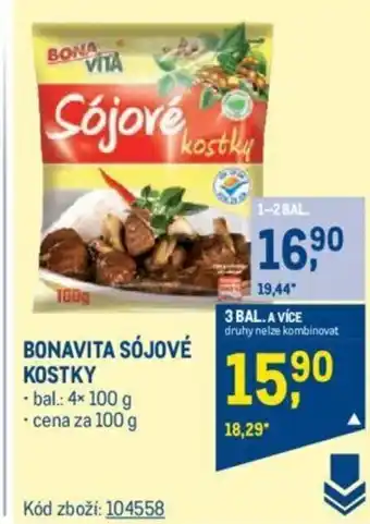 Makro BONAVITA SÓJOVÉ KOSTKY nabídka