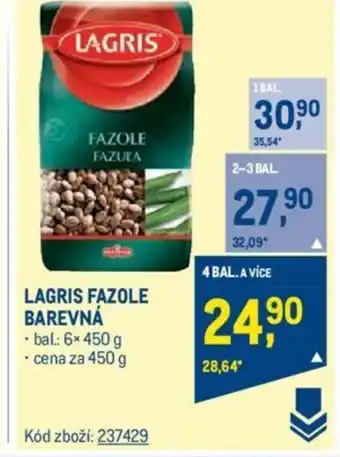 Makro LAGRIS FAZOLE BAREVNÁ nabídka