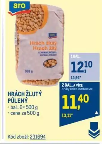 Makro HRÁCH ŽLUTÝ PŮLENÝ nabídka