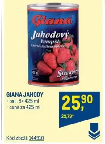 Makro GIANA JAHODY nabídka