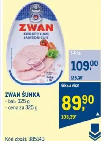 Makro ZWAN ŠUNKA nabídka