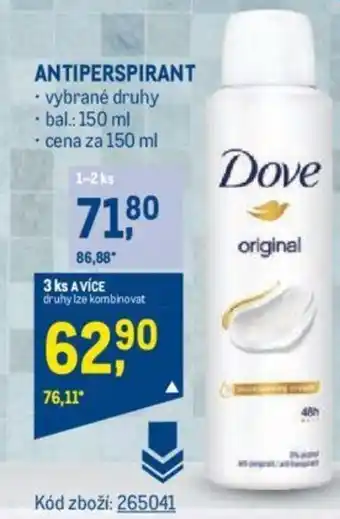 Makro ANTIPERSPIRANT nabídka