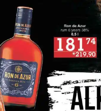 Jip Ron de Azur rum 6 years 38% 0,5 l. nabídka